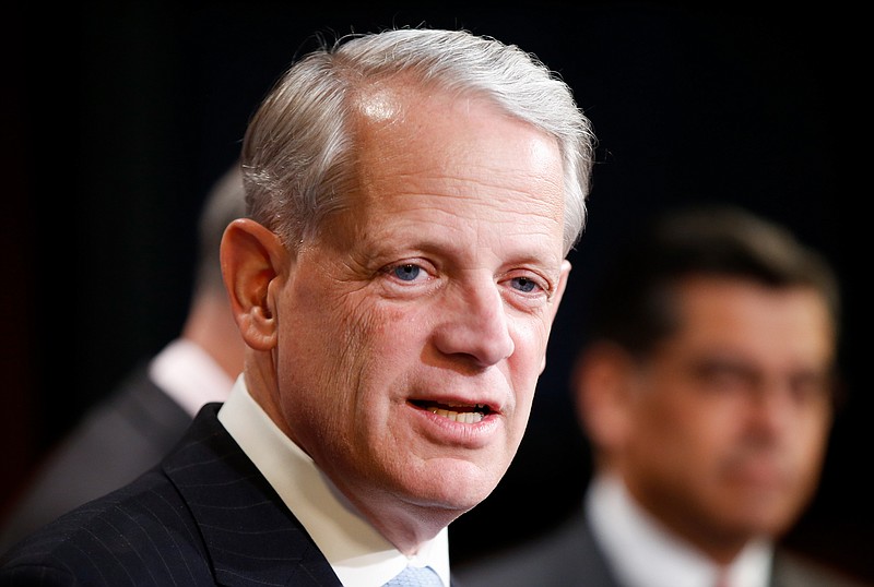 
              FILE - in this March 25, 2015 file photo, Rep. Steve Israel, D-N.Y. speaks during a news conference on Capitol Hill in Washington. The party that wins the impending Supreme Court decision on President Barack Obama’s health care law could be the political loser. If the Republican-backed challenge to the law’s subsidies for lower-earning Americans prevails, they’d have achieved a top goal of severely damaging “Obamacare.” (AP Photo/Andrew Harnik, File)
            