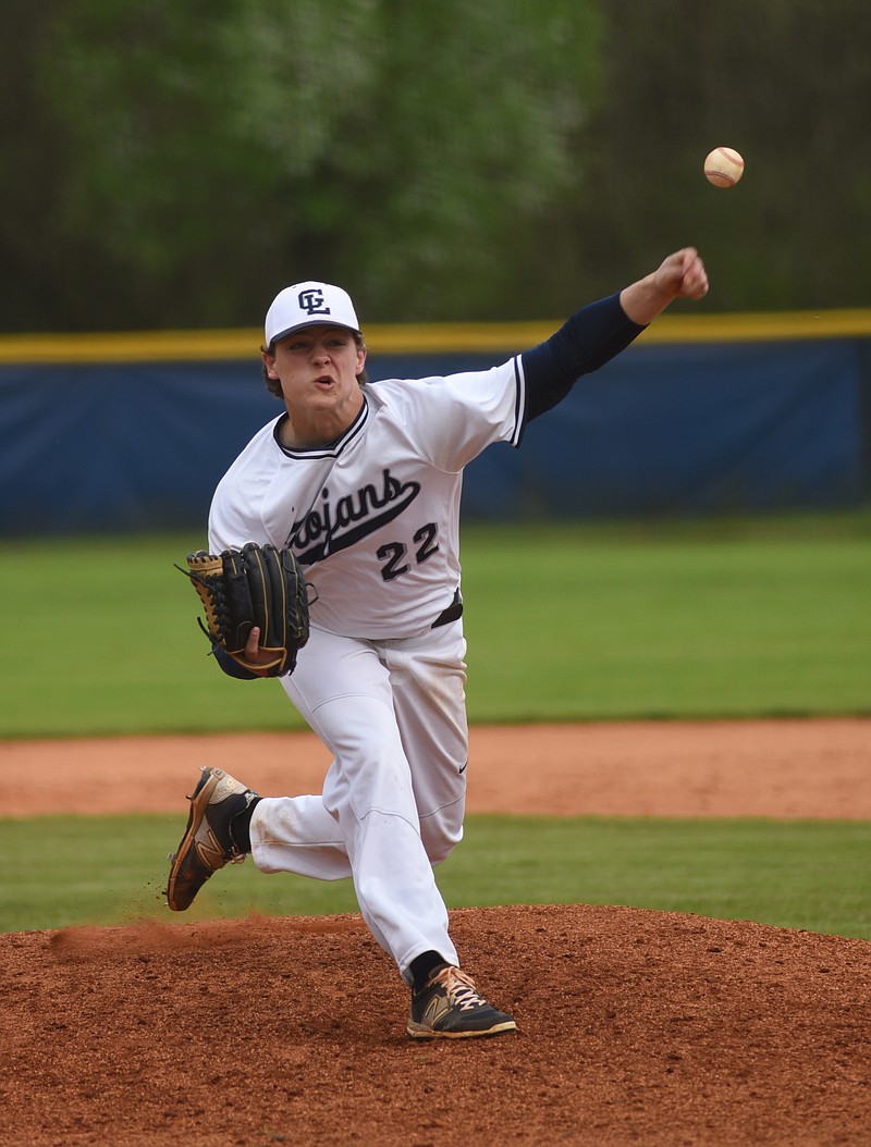 Gordon Lee's Chaney Rogers pitches against Dade County in Chickamauga in this March 26, 2015, file photo.