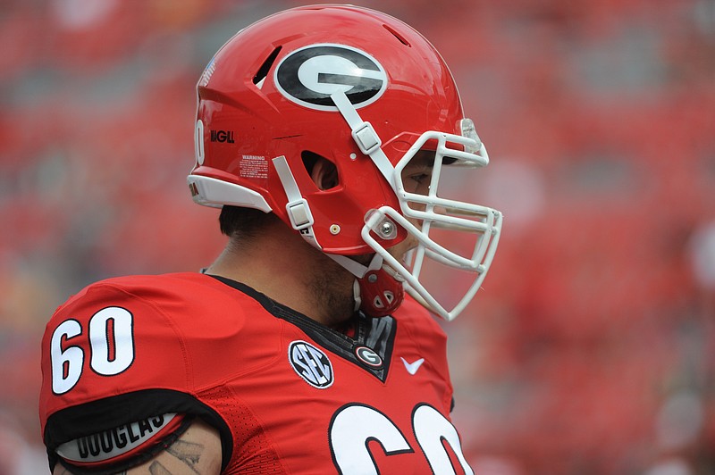 Offensive lineman Josh Cardiello (Photo by Sean Taylor) Saturday, Sept. 27, 2014