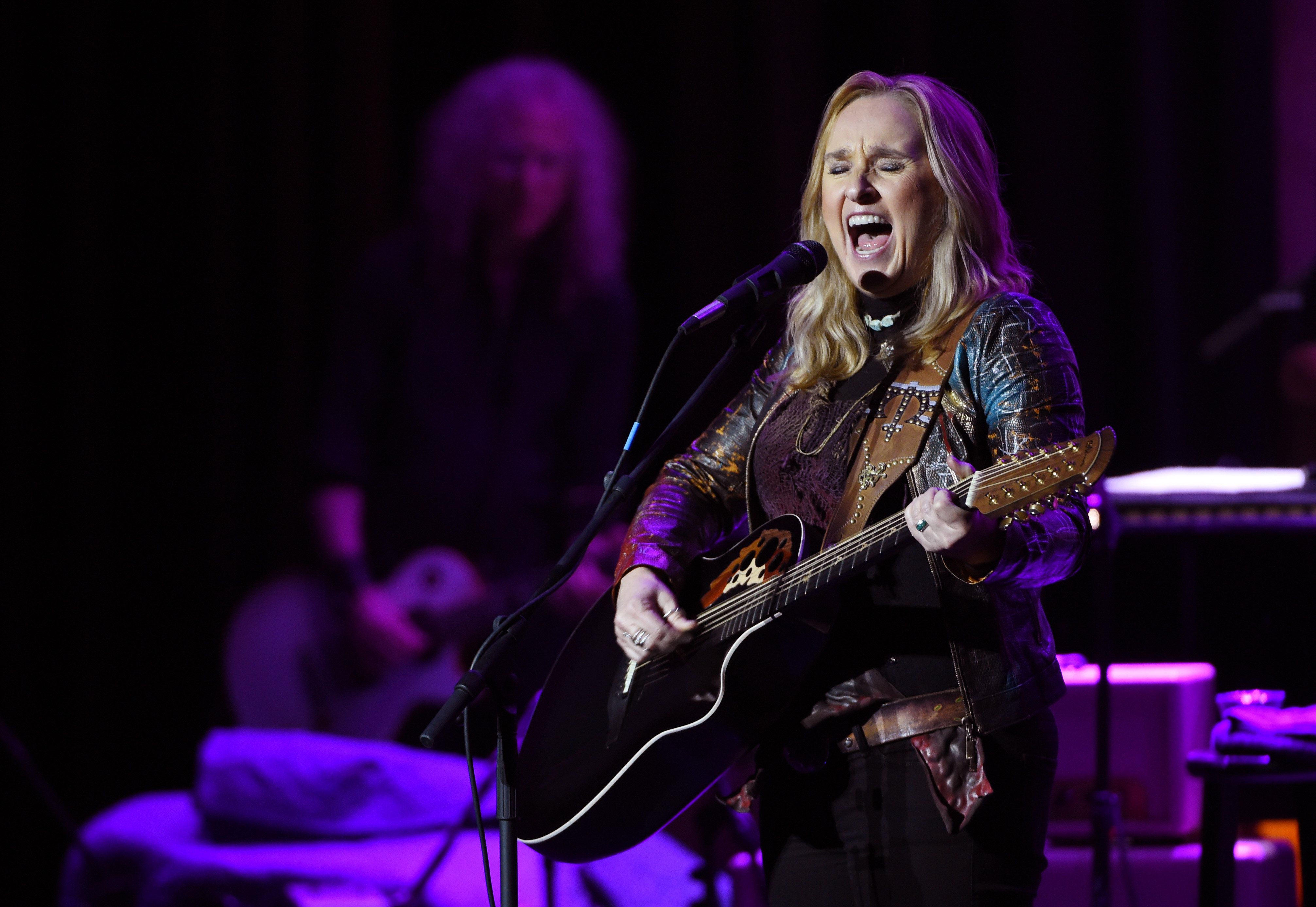 Photo by Chris Pizzello/Invision/The Associated PressMelissa Etheridge performs at the 17th Annual Grammy Foundation Legacy Concert, held back in February in Los Angeles.