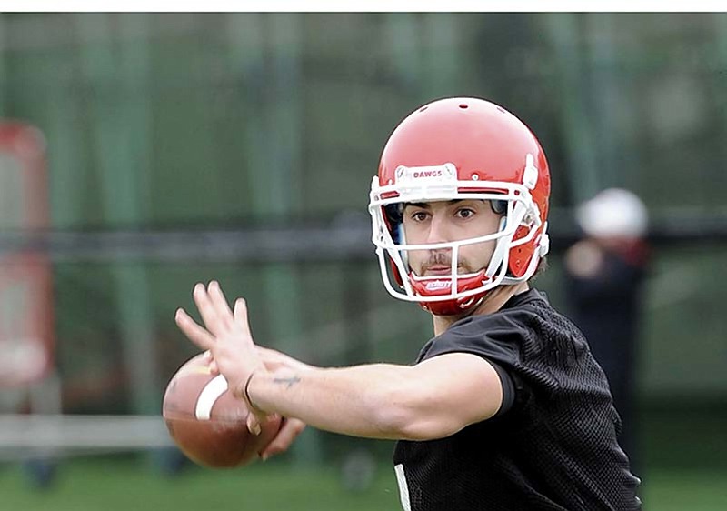 Jacob Park is no longer at the University of Georgia, dropping the number of participants in the Bulldogs' quarterback competition from four to three. Photo by The Associated Press