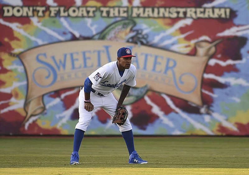 Chattanooga Lookouts center fielder Byron Buxton, pictured, will be joined by teammates Miguel Sano, a left fielder, and Adam Walker, a third baseman, in the Southern League All-Star Game on June 23 in Montgomery, Ala. Staff Photo by Angela Lewis Foster/The Chattanooga Times Free Press