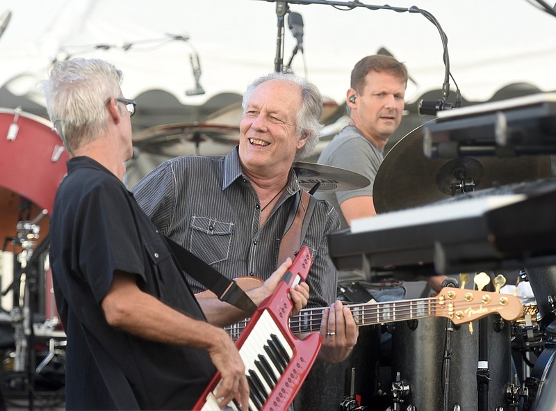 Staff Photo by Angela Lewis Foster/ The Chattanooga Times Free Press- 6/11/15
Wayne Nelson, center, performs with Little River Band Thursday at Riverbend.