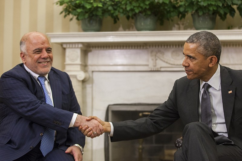 The New York TimesPrime Minister Haider al-Abadi of Iraq and President Barack Obama, who met at the White House in Washington on April 14, met again this week to discuss the military campaign against the Islamic State group, which has continued to make gains in Iraq.