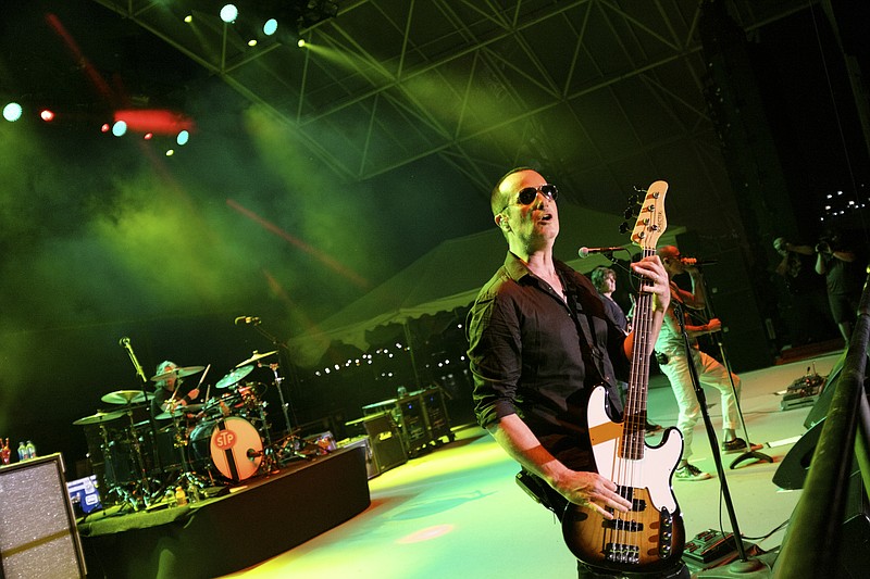 Headliner Stone Temple Pilots perform during the final day of the Riverbend Festival on Saturday, June 13, 2015, in Chattanooga, Tenn.