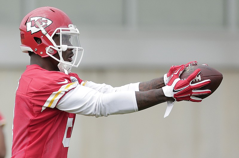 Kansas City Chiefs wide receiver Da'Rick Rogers participates in Kansas City, Mo., in this June 11, 2015, file photo.