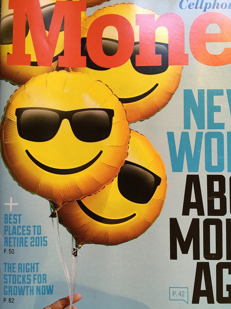 This screenshot of Money magazine's cover teases a story that mentions Chattanooga on a best cities list.