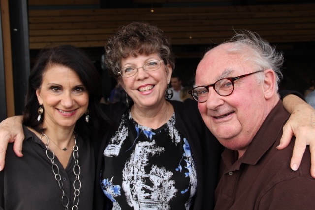 Patti Frierson, left, with Barb and Bill Bowen.
