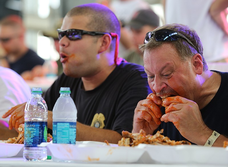 Staff File PhotoJust like last year, there will be eating contests at this year's Man Xpo, set for Saturday at the Tennessee Pavilion.