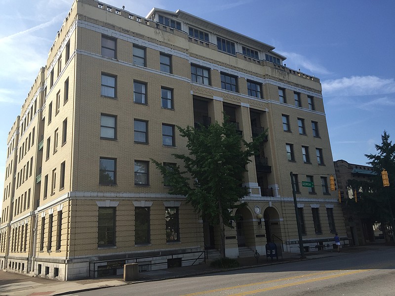 The 6-story Hogshead building on Georgia Avenue is shown.