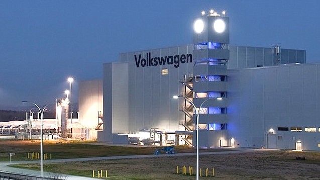 VW Volkswagen plant tile