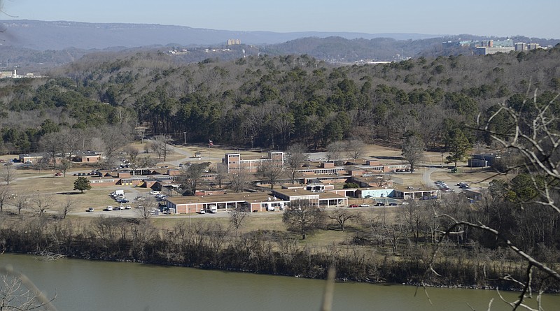 Staff file photoMoccasin Bend Health Institute is seen from the Wauhatchie Trail on the foot of Lookout Mountain.