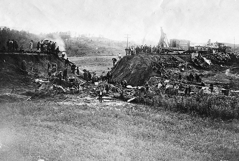 Two towns rediscover deadly 1889 train wreck after a coed knocks down 125-year-old monument in Cleveland.