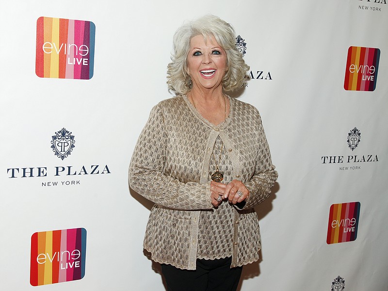 In this Feb. 13, 2015, file photo, Paula Deen attends the EVINE Live launch event at The Todd English Food Hall at The Plaza in New York.