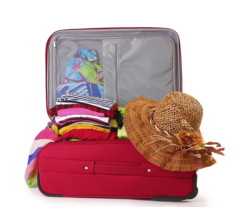 Does your suitcase look like this before a trip? Stem the overflow with a few travel hacks. Chris McSpadden, owner of Travel by Air Land and Sea, suggests rolling as many pieces of clothing as possible to save space. "Take pieces you can wear different tops with and one or two pairs of pants," she advises.