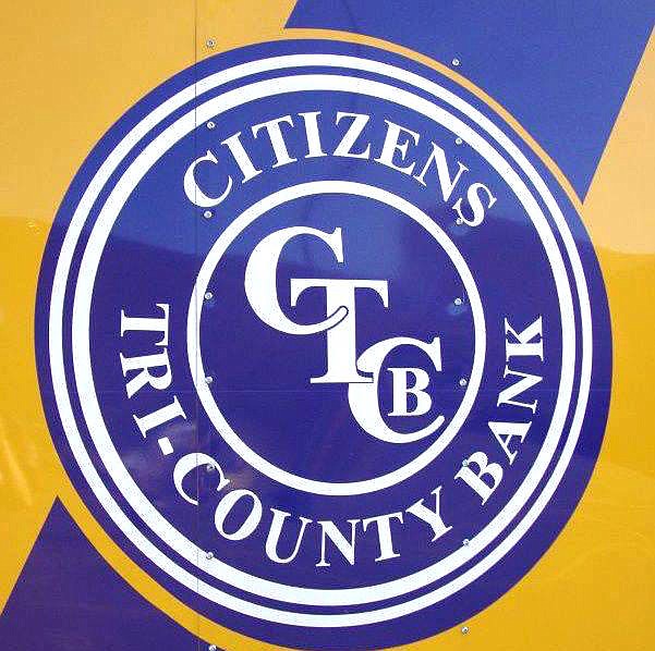 Citizens Tri-County Bank logo. Citizens Tri-County Bank photo.