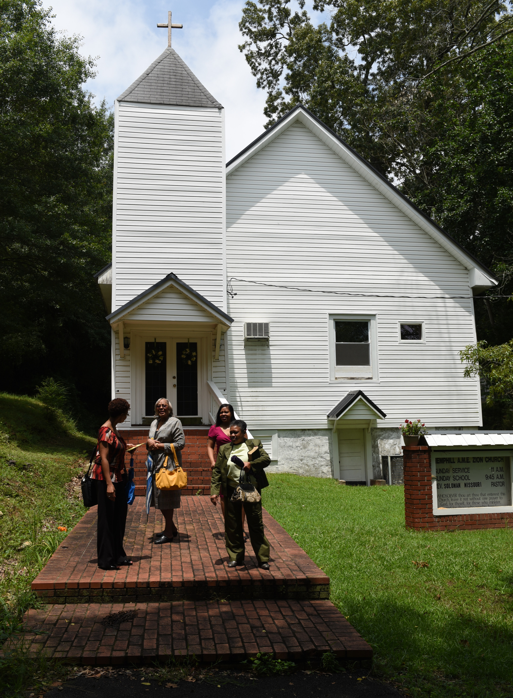 The Hemphill African Methodist Episcopal Zion Church is located in Summerville, Ga.