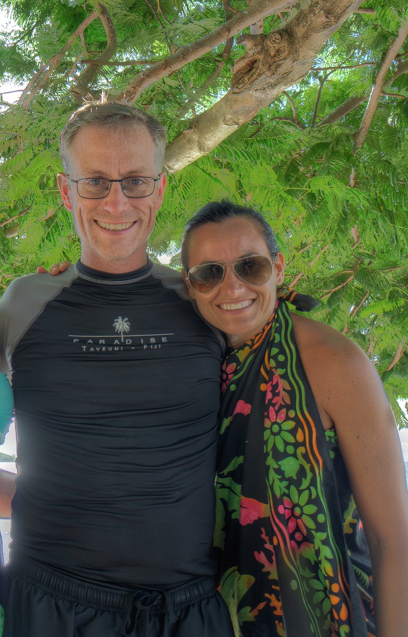 Reuben and Diana Summerlin in Fiji. (Contributed photo by Brian Carisch.)