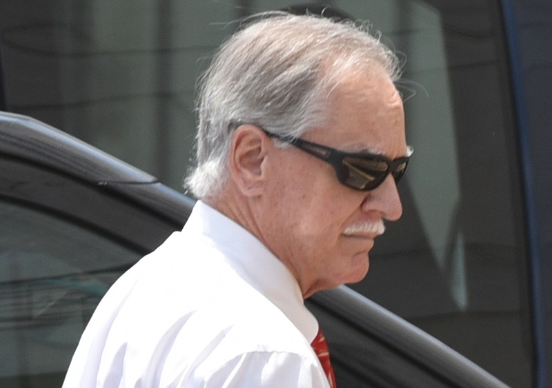 Robert Doggart arrives on July 13, 2015, at the back entrance of the Joel Solomon Federal Building in Chattanooga, Tenn. 