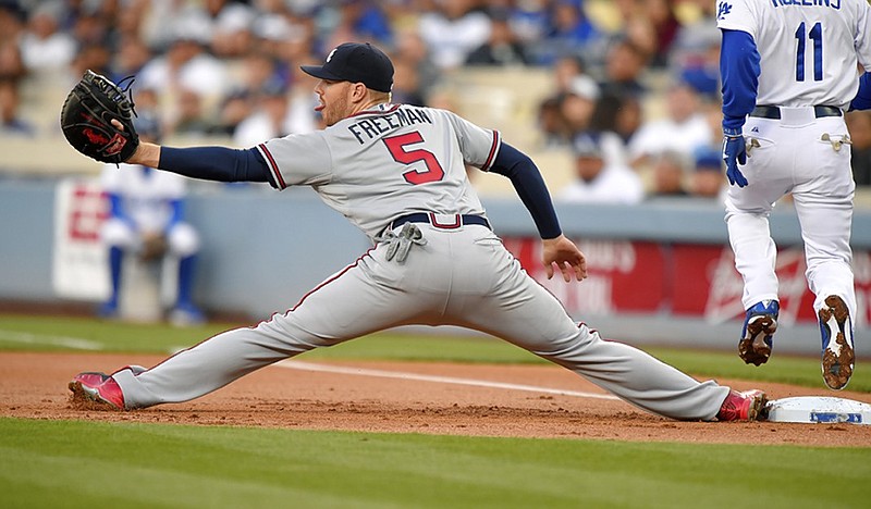 Having first baseman Freddie Freeman sidelined by a hand injury in recent games hasn't helped the Atlanta Braves, who rebuilt their roster in the offseason and need the veteran slugger to help keep their defense strong and lineup potent.