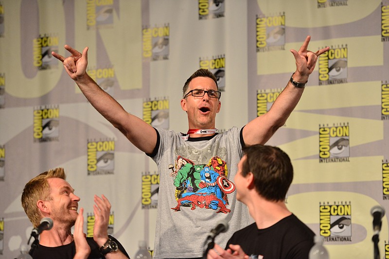 Bill Rosemann is shown participating as a panelist for the Lego Marvel's Avengers game at Comic Con in San Diego earlier this month.