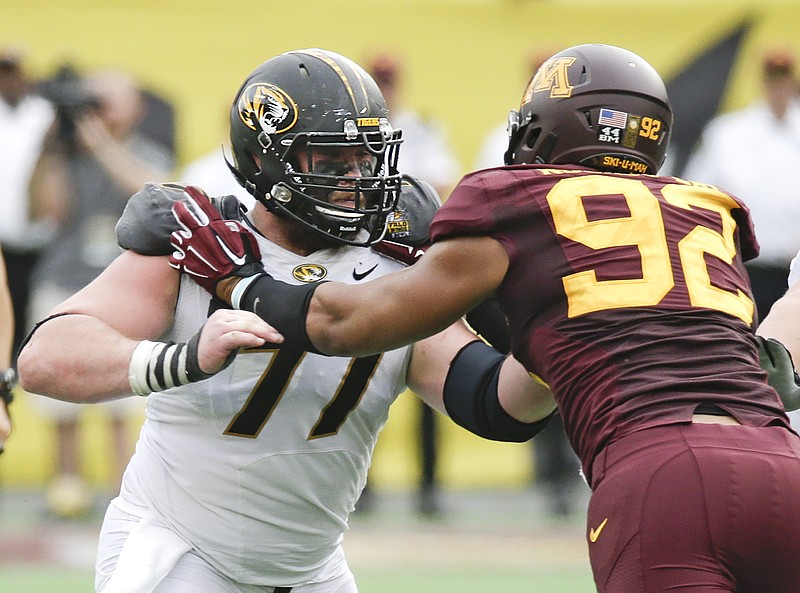 Missouri senior offensive lineman Evan Boehm helped the Tigers complete an 11-win season on New Year's Day with a win over Minnesota in the Citrus Bowl.