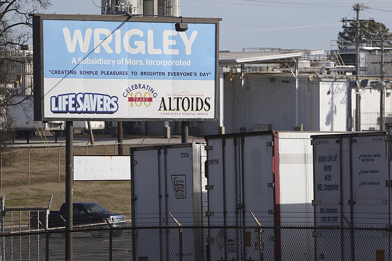 Chattanooga's Wrigley Manufacturing is pictured in this file photo.