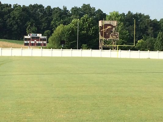 The football field remained empty at East Robertson this morning after coach Chad Broadrick called off the morning practice.