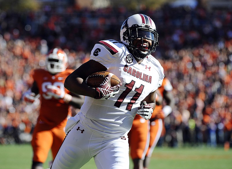 South Carolina junior Pharoh Cooper is his team's top returning receiver and top returning passer from last season, as well as the third-leading returning rusher.