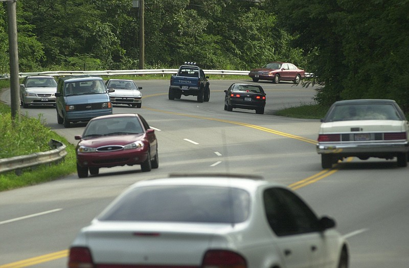 One of the most dangerous stretches of highway in Hamilton County is the section of Hixson Pike between Stuart Heights and Lupton City known as the "S Curves," which consists of several sharp bends in the road as it goes up and down a steep hill.