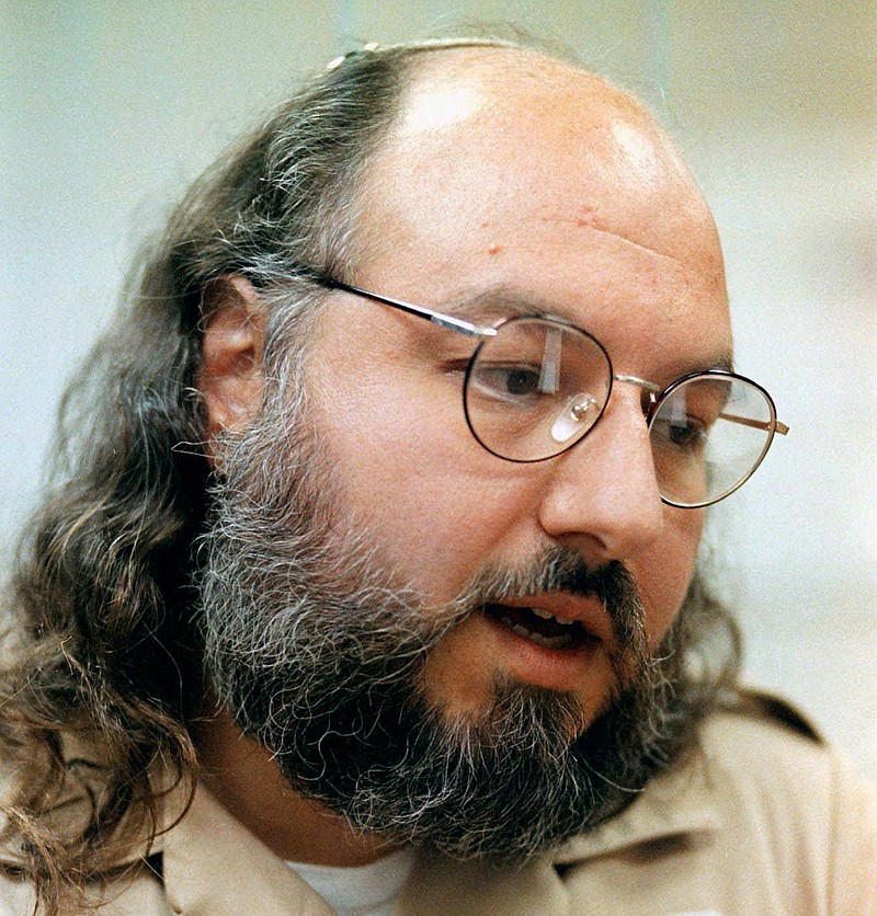 
              FILE - In this May 15, 1998 file photo, Jonathan Pollard speaks during an interview in a conference room at the Federal Correction Institution in Butner, N.C. Lawyers for the convicted spy Pollard say the U.S. has granted his parole and he will be released in November. Pollard, sentenced to life in prison, has served 30 years for spying for Israel.  (AP Photo/Karl DeBlaker, File)
            