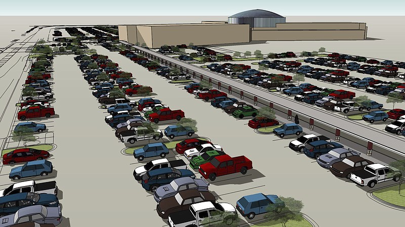 Chattanooga Airport has added 300 more parking spaces to meet growing demand. Canopies also will be constructed in the lots to shelter travelers from the weather.