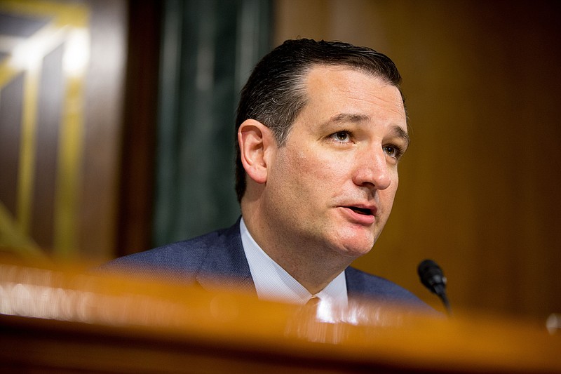 
              FILE- In this July 29, 2015, file photo, Republican presidential candidate, Sen. Ted Cruz, R-Texas, questions Internal Revenue Service (IRS) Commissioner John Koskinen on Capitol Hill in Washington. A super PAC aiming to help Cruz win the Republican presidential nomination raised from a single donor nearly as much as the candidate's formal campaign raised in three months. (AP Photo/Andrew Harnik, File)
            