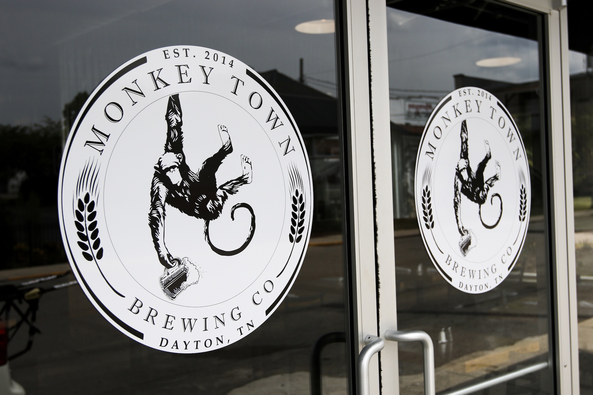 The exterior of the Monkey Town Brewing Co. in Dayton, Tenn., is seen Thursday, June 25, 2015.