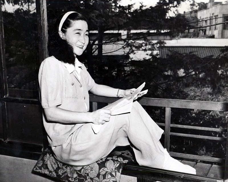 Japanese-American Iva Toguri D'Aquino is pictured in Tokyo following her release from custody in this 1946 U.S. Army photo. She was convicted of treason in 1949 for broadcasting propaganda from Japan to U.S. servicemen in World War II as the seductive but sinister Tokyo Rose.