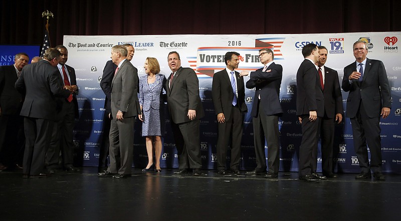 This year's field for the Republican presidential nomination, shown at a forum last week, is crowded but diverse.