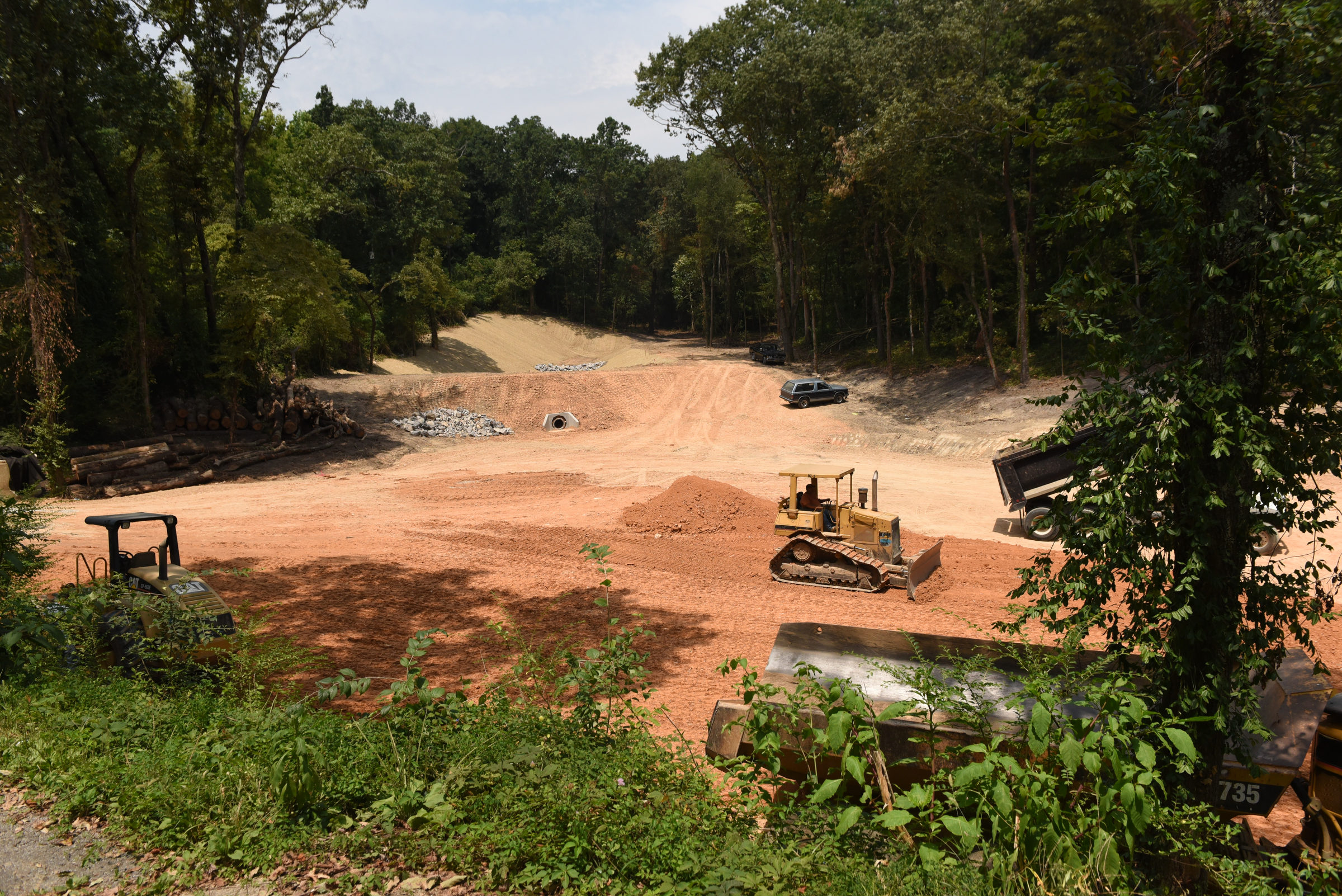 Site preparation is under way at a construction project on Dartmouth Street in the North Chattanooga community Wednesday, Aug. 5, 2015, in Chattanooga, Tenn.