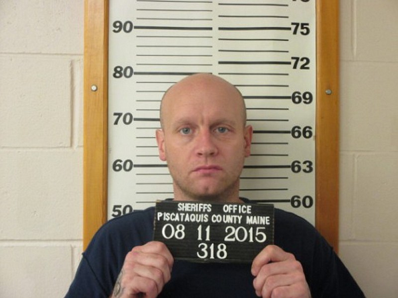 
              This photo provided by the Piscataquis County Sheriff’s Department shows Robert Burton on Tuesday, Aug. 11, 2015. Burton, who broke into his ex-girlfriend's home, fatally shot her while her children slept and then spent more than two months hiding in the woods turned himself in on Tuesday, officials said. (Piscataquis County Sheriff’s Department via AP)
            