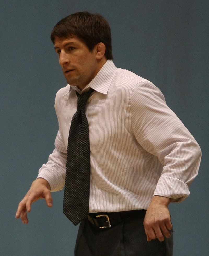 New Notre Dame wrestling coach Rocco Mansueto.