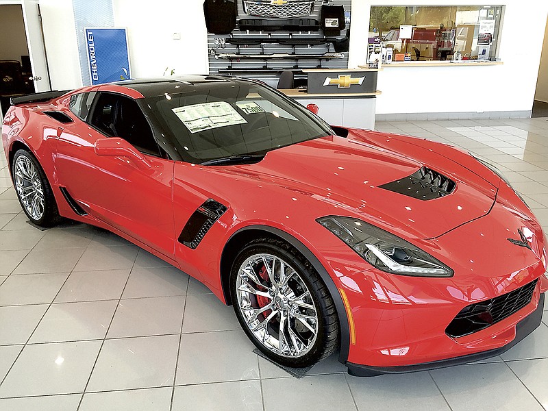 e Z06 Corvette features a 650-horsepower engine.



