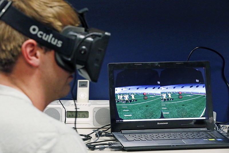 Football's future? QBs training with virtual reality Chattanooga