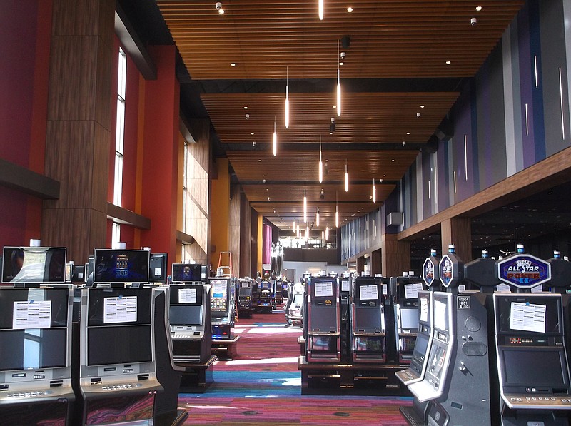 Interior views of the Harrah's Cherokee Valley River Casino that will open on Monday, Sept. 28 in Murphy, N.C.