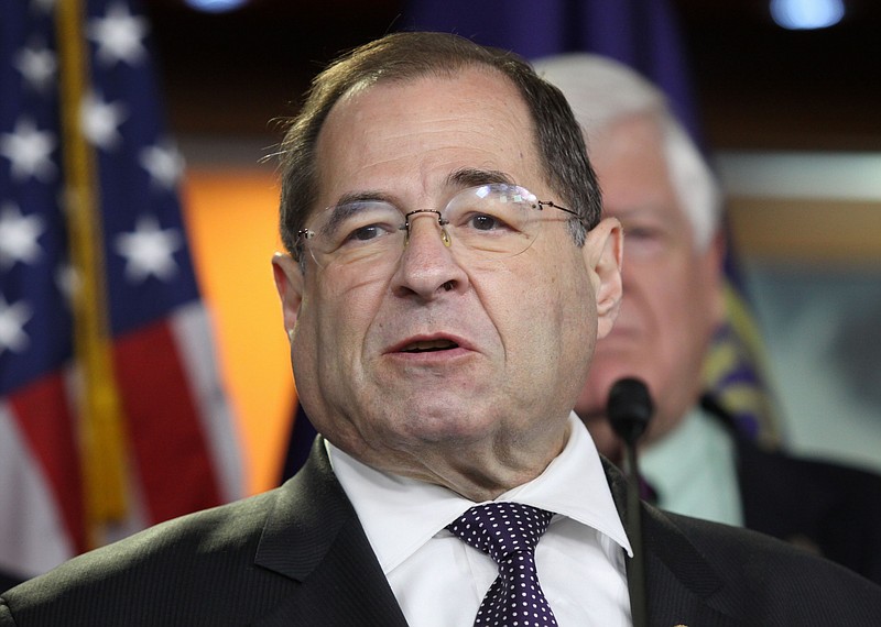 
              FILE - In this June 16, 2015 file photo, Rep. Jerrold Nadler, D-N.Y. speaks during a news conference on Capitol Hill in Washington. Nadler has announced he is backing President Barack Obama’s Iran nuclear deal. Nadler says in a statement on Friday that the agreement “gives us the best chance of stopping Iran from developing a nuclear weapon.” (AP Photo/Lauren Victoria Burke, File)
            