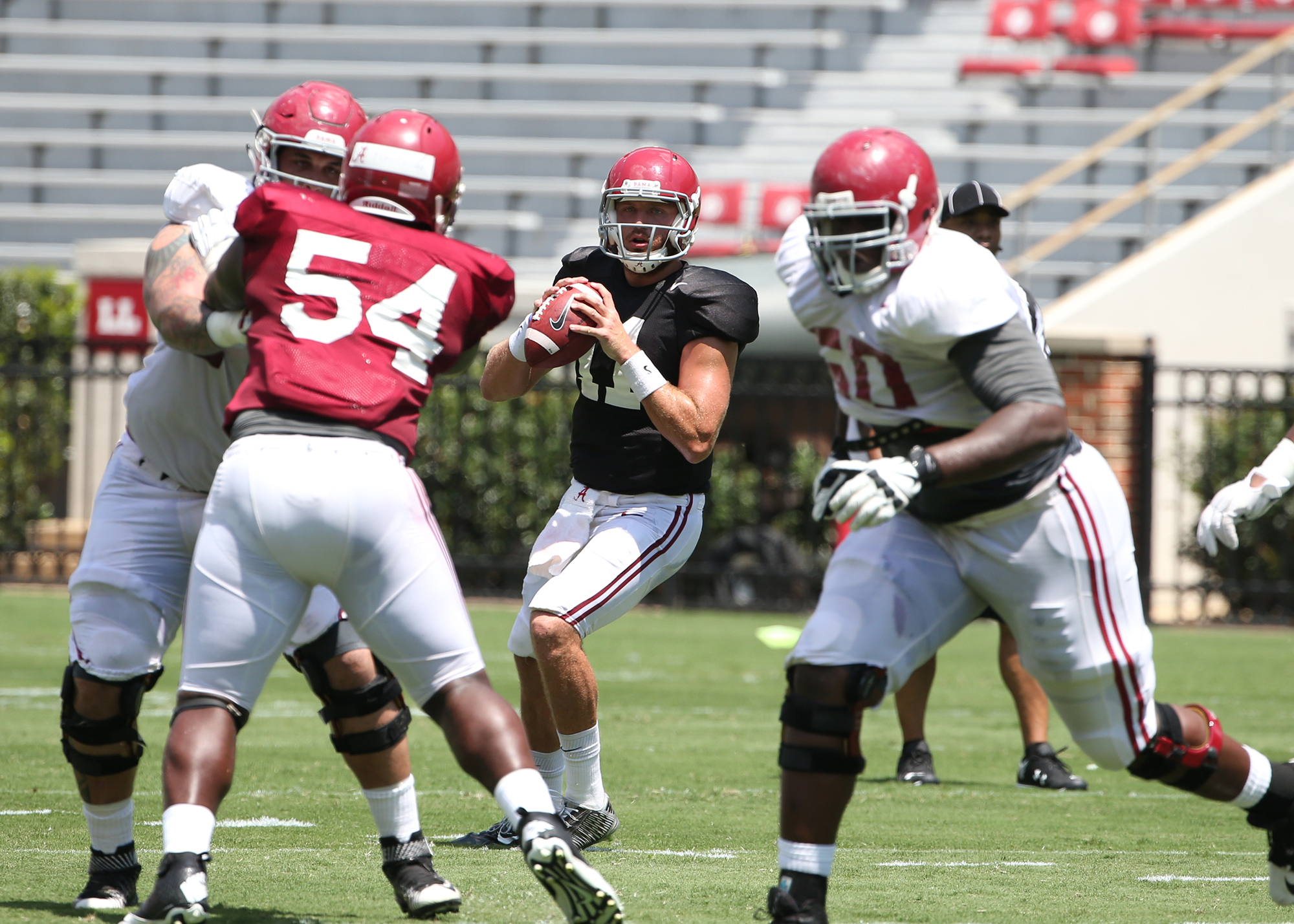 Alabama quarterback Alec Morris (11)

Photo by Kent Gidley