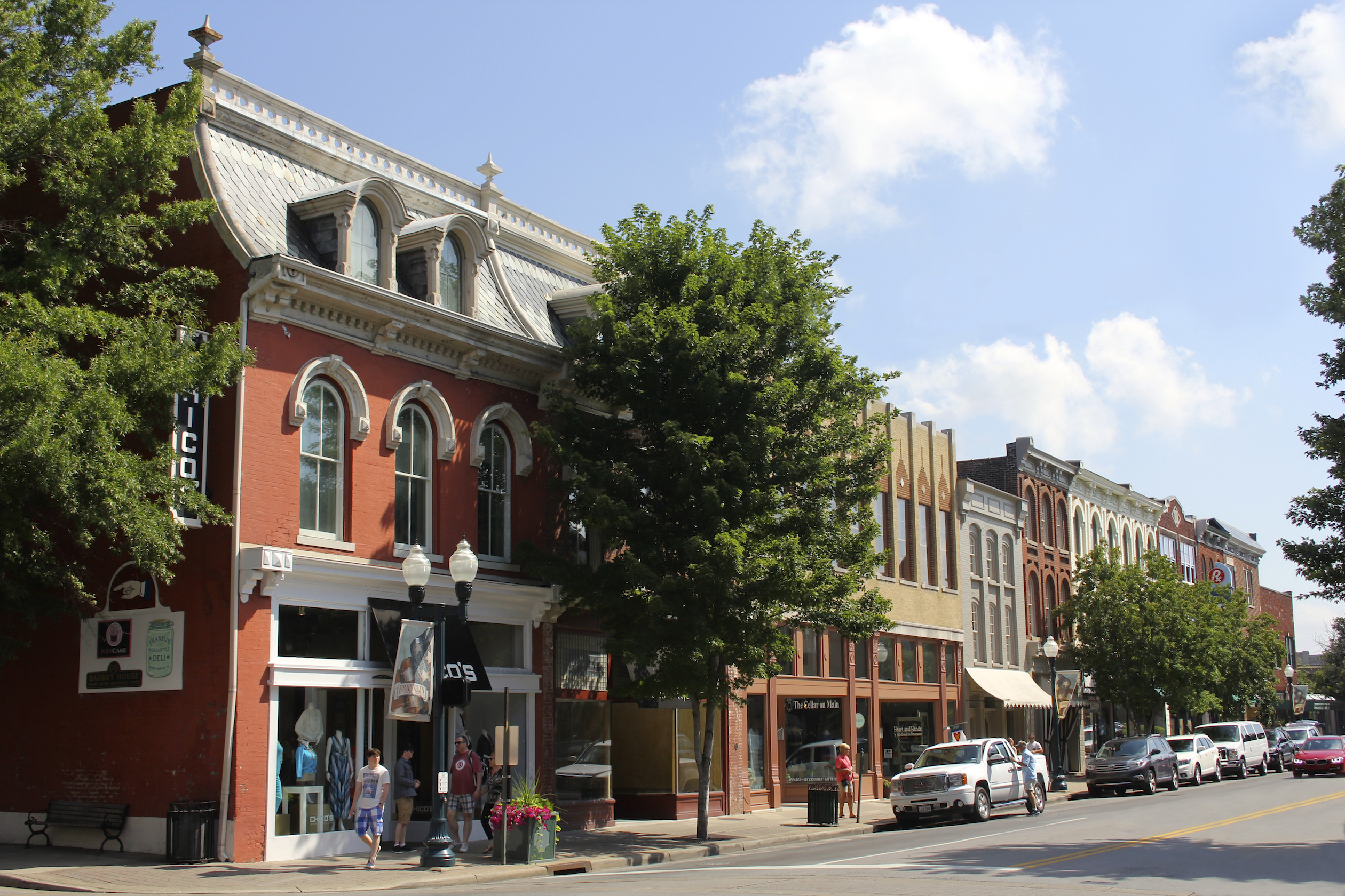 A big part of Franklin's appeal is its vibrant Main Street with its antique stores and shops.