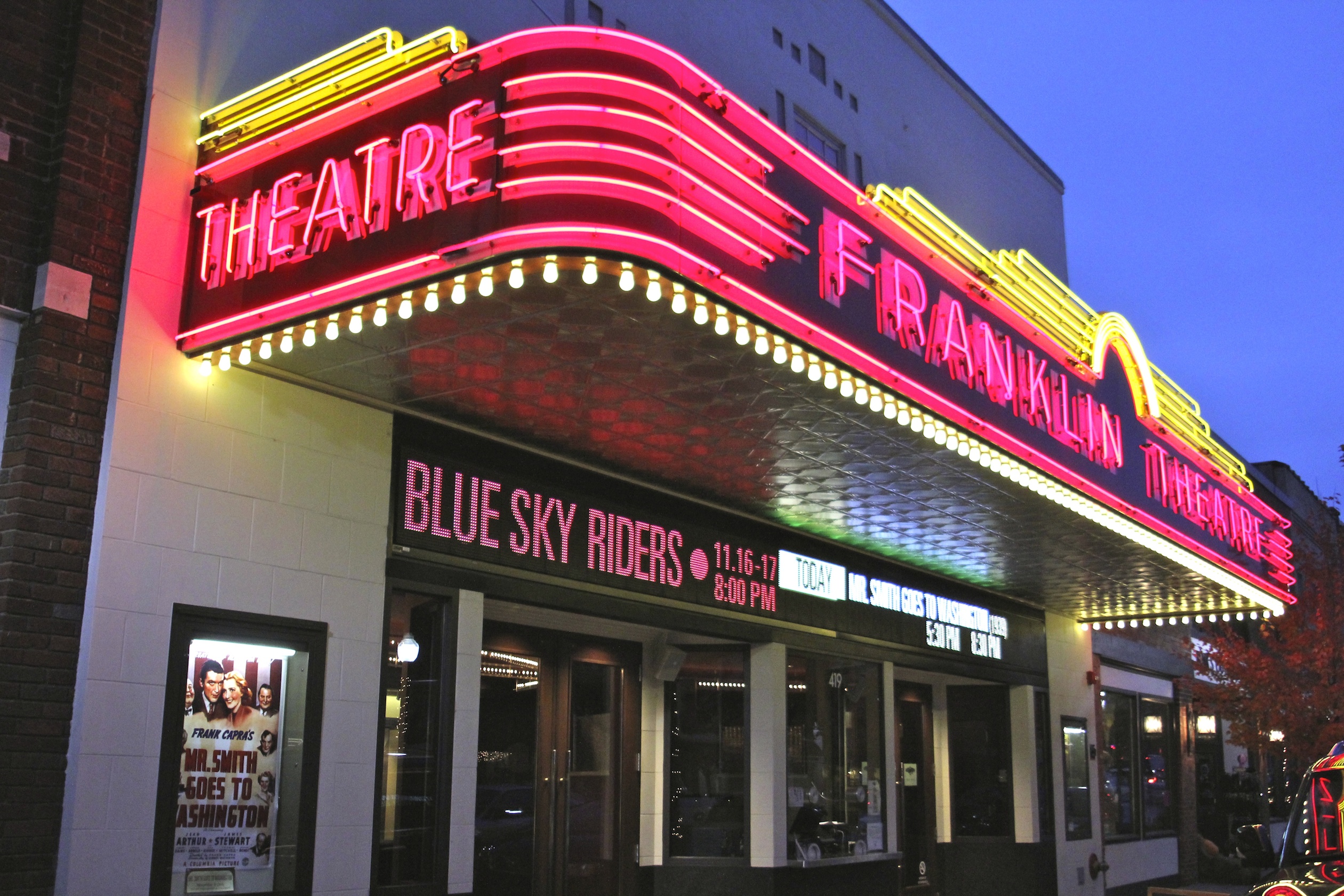 The Franklin Theatre remains a big part of Main Street Franklin.