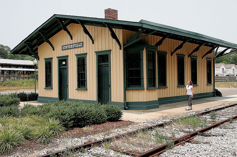 Guntersville Railroad Depot Museum houses memorabilia from years past.