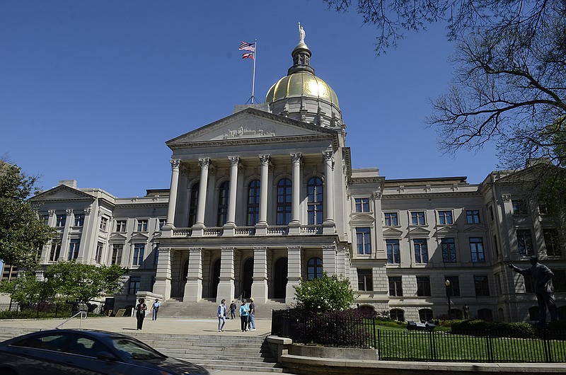 The Georgia State Capitol is located in downtown Atlanta. 