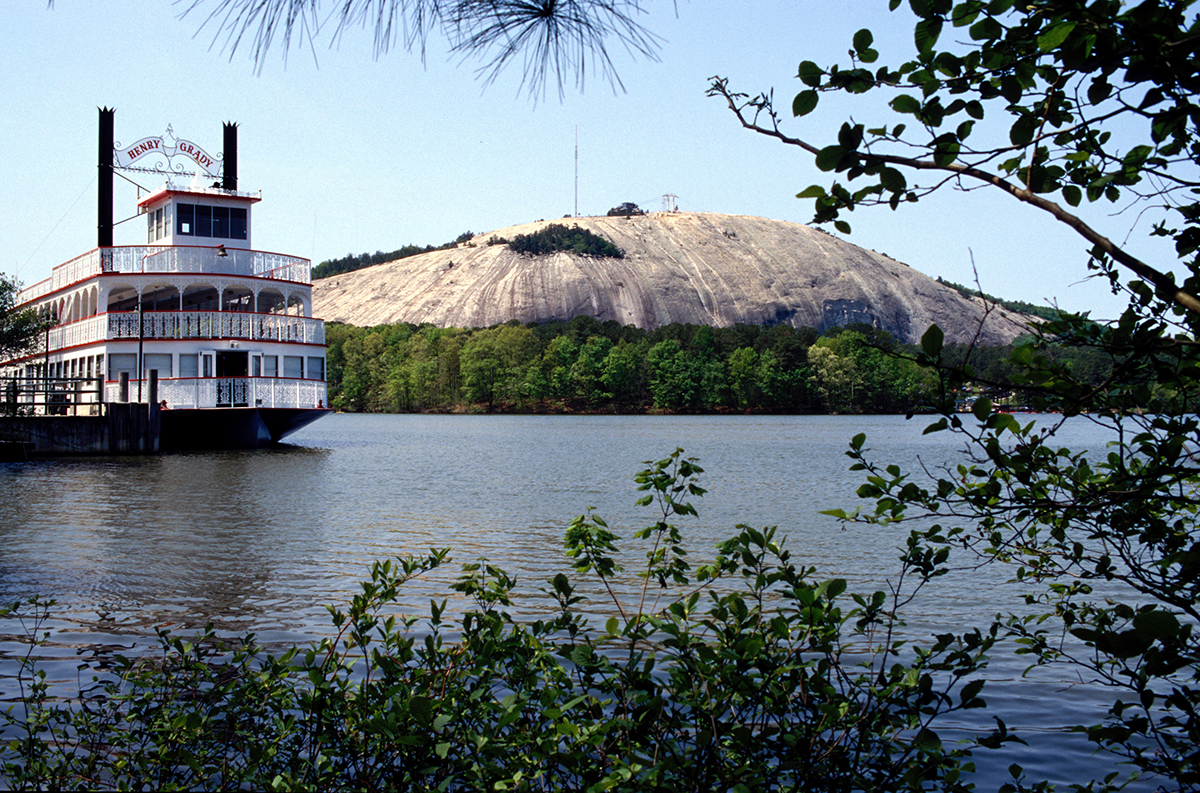 * Explore a 4-story barn and a 3-story tree house.
* Take a skyride to the top of Stone Mountain and get an up-close look at the Stone Mountain Carving; take a scenic train ride around the mountain; or enjoy a paddlewheel riverboat cruise on Stone Mountain Lake.
* End your day at the world's largest laser light show featuring a fantastic fireworks finale!