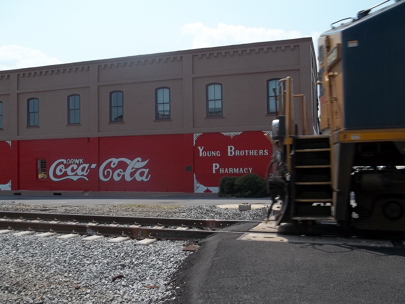 Coke sign with train: Cartersville is home to the World’s First Coca-Cola Painted Wall Sign.

Roselawn museum: Rose Lawn, the Victorian home of Evangelist Sam Jones.  Host to the Arts Festival at Rose Lawn each September and open to weekday tours and weekend social events.
 
Craigwhip: USDDN Disc Dog World Finals hosted at Dellinger Park in Cartersville, GA each October.

Photos courtesy of:
Regina Wheeler, TMP
Deputy Director
Cartersville-Bartow County Convention & Visitors Bureau
PO Box 200397
Cartersville GA 30120
800-733-2280 or 770-387-1357